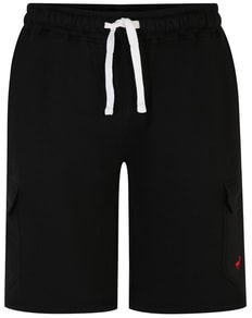 Bigdude Fleece Cargo Shorts Black